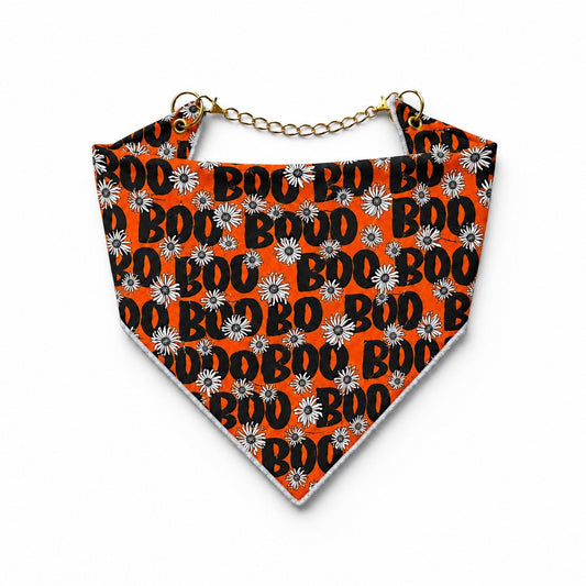 Adjustable Gold Chain Dog Bandana - Boo & Daisies