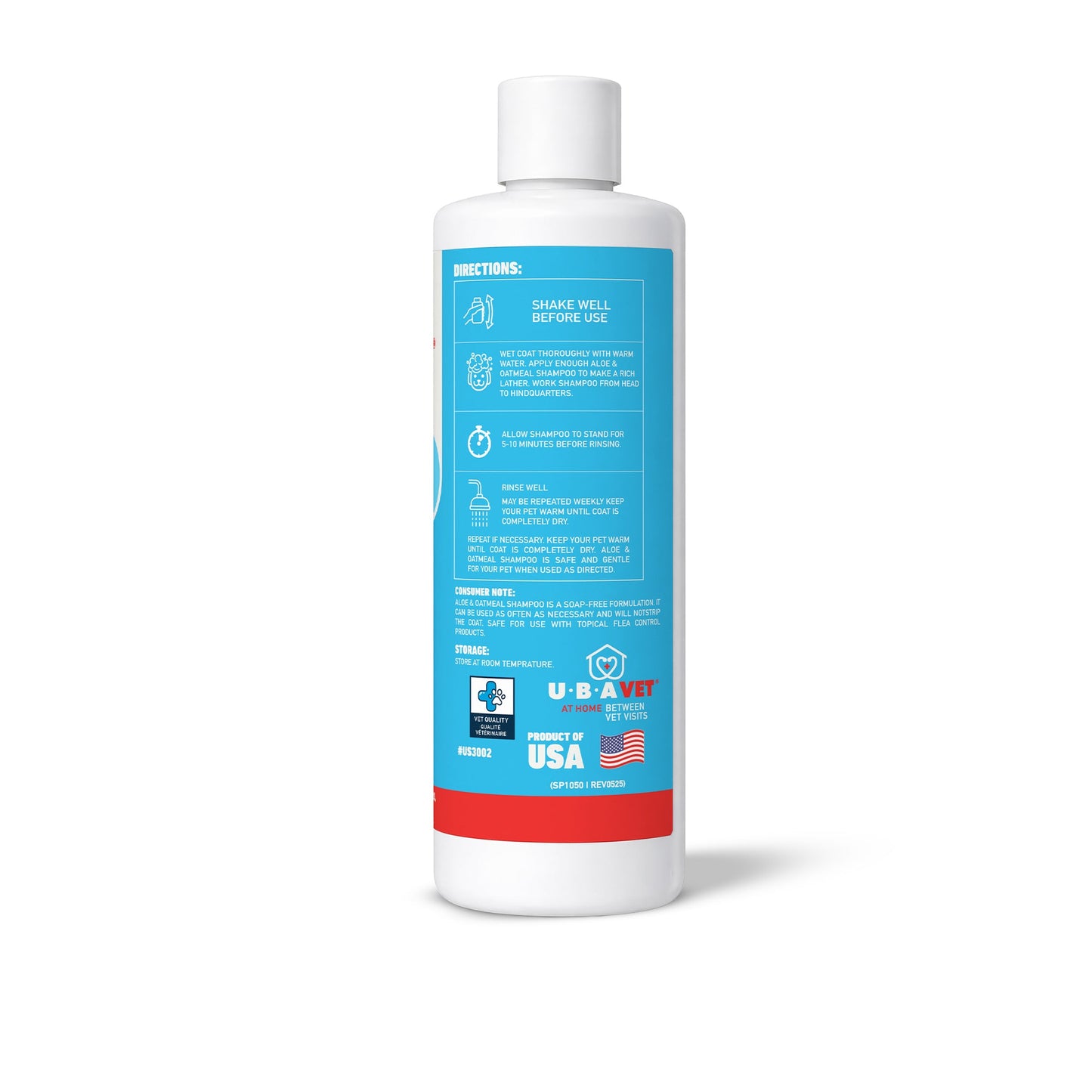UBAVET Aloe & Oatmeal Conditioner for Dogs (16.9 fl oz / 500ml)