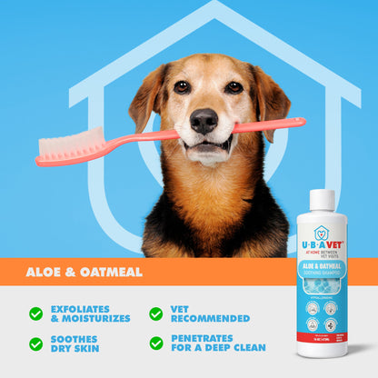 UBAVET Aloe & Oatmeal Conditioner for Dogs (16.9 fl oz / 500ml)