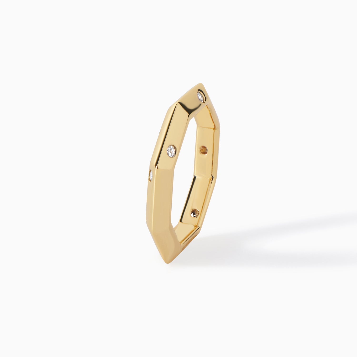 The Athena Double-Sided Burnish Ring