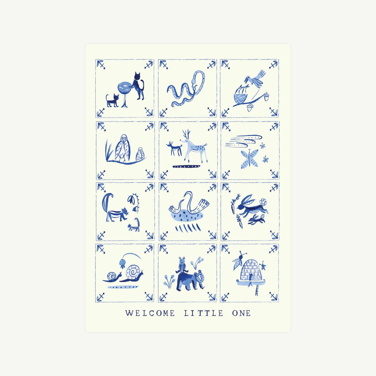 Too Long Dachshund Card