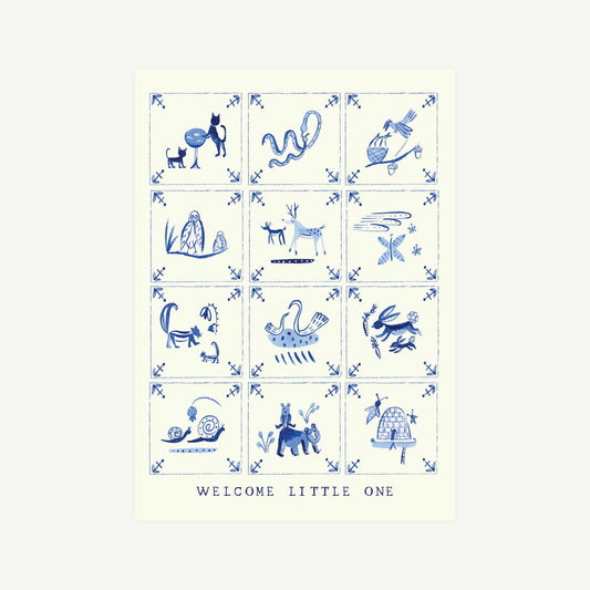 Too Long Dachshund Card
