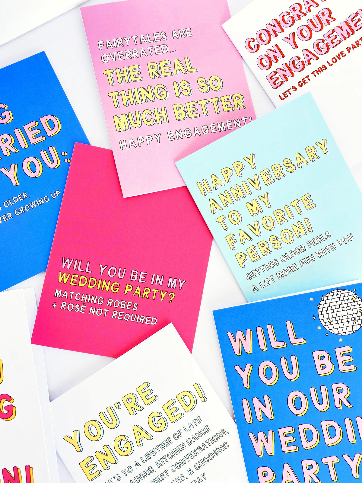 Fairytales Are Overrated The Real Thing is Better Engagement Card