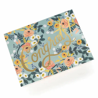 Blue Meadow Congrats Card
