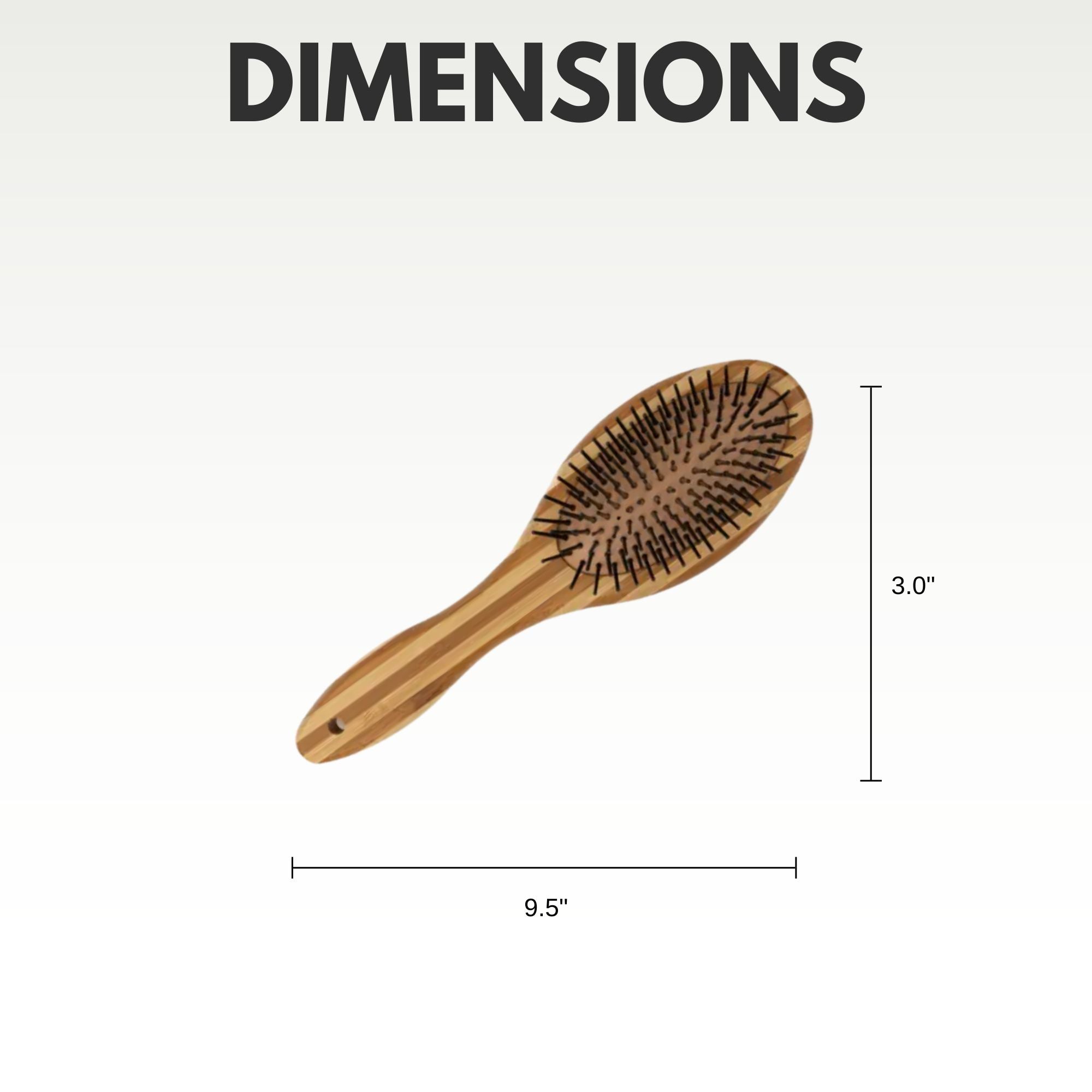 Country Living Dual Sided Dog Bamboo Grooming Brush