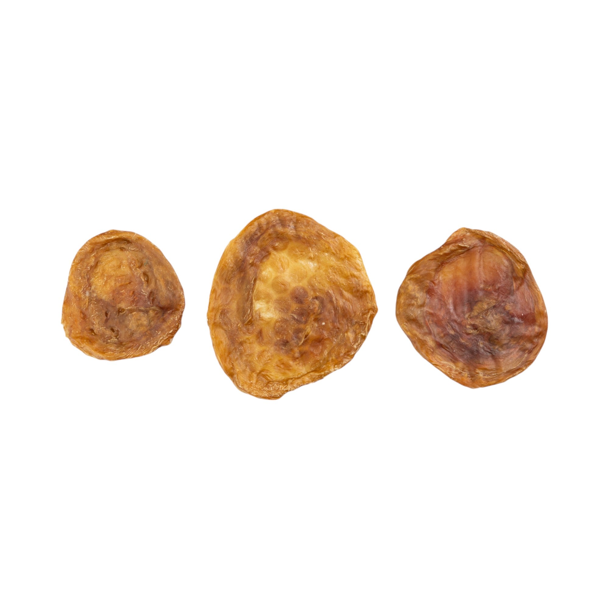 3”–4” Beef Bladder Disc Dog Treats – All-Natural, Single Ingredient Chews (25-Count)
