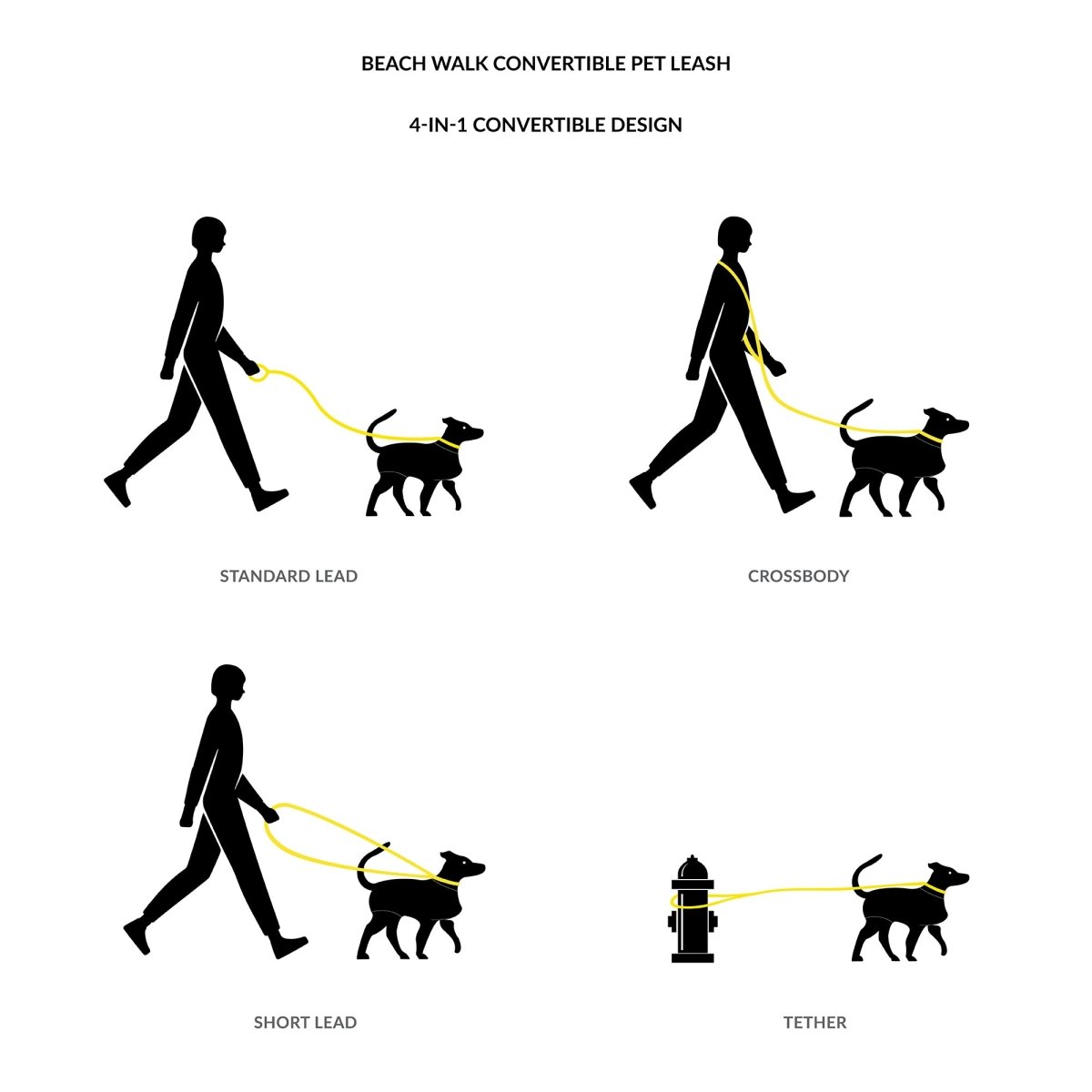 Body Glove Beach Walk Handsfree Pet Leash