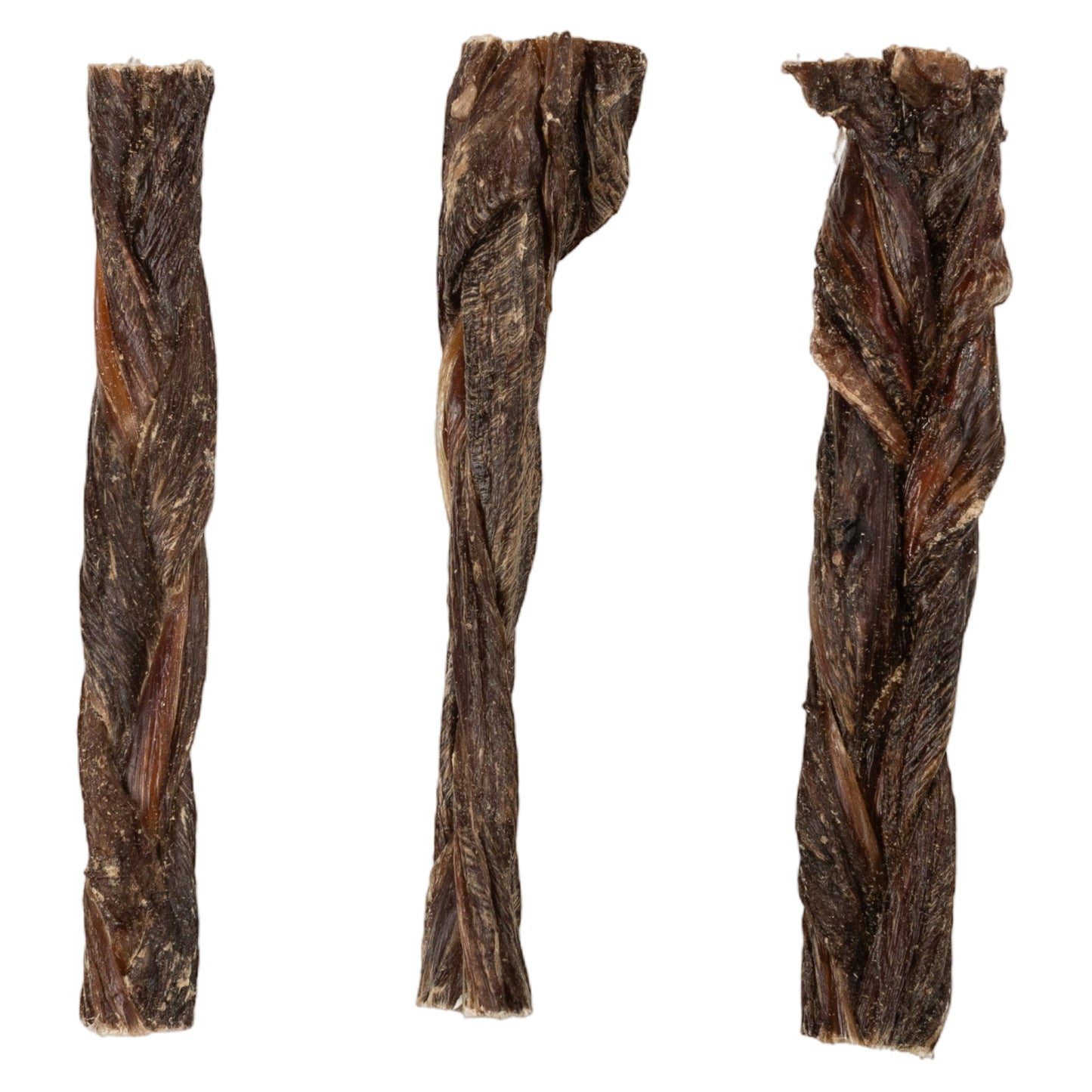 5"-6” Braided Gullet Sticks | All-Natural , Single Ingredient Beef Dog Chews (25-Count)