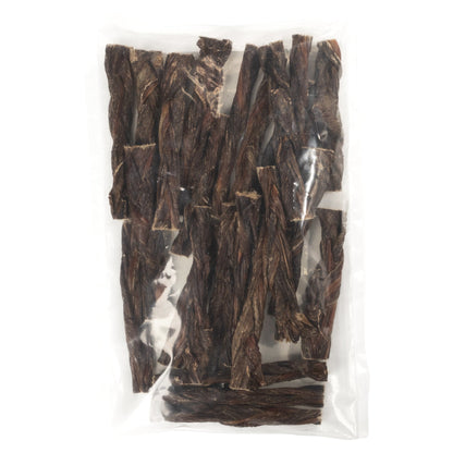 5"-6” Braided Gullet Sticks | All-Natural , Single Ingredient Beef Dog Chews (25-Count)