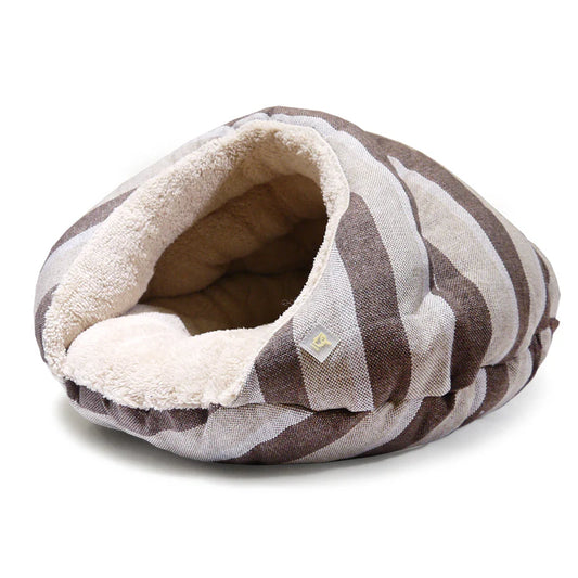 Burger Bed Brown Stripes