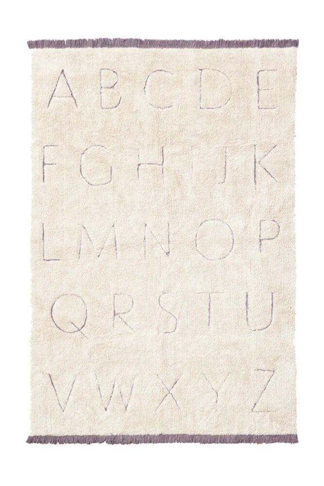 Washable Alphabet Rug