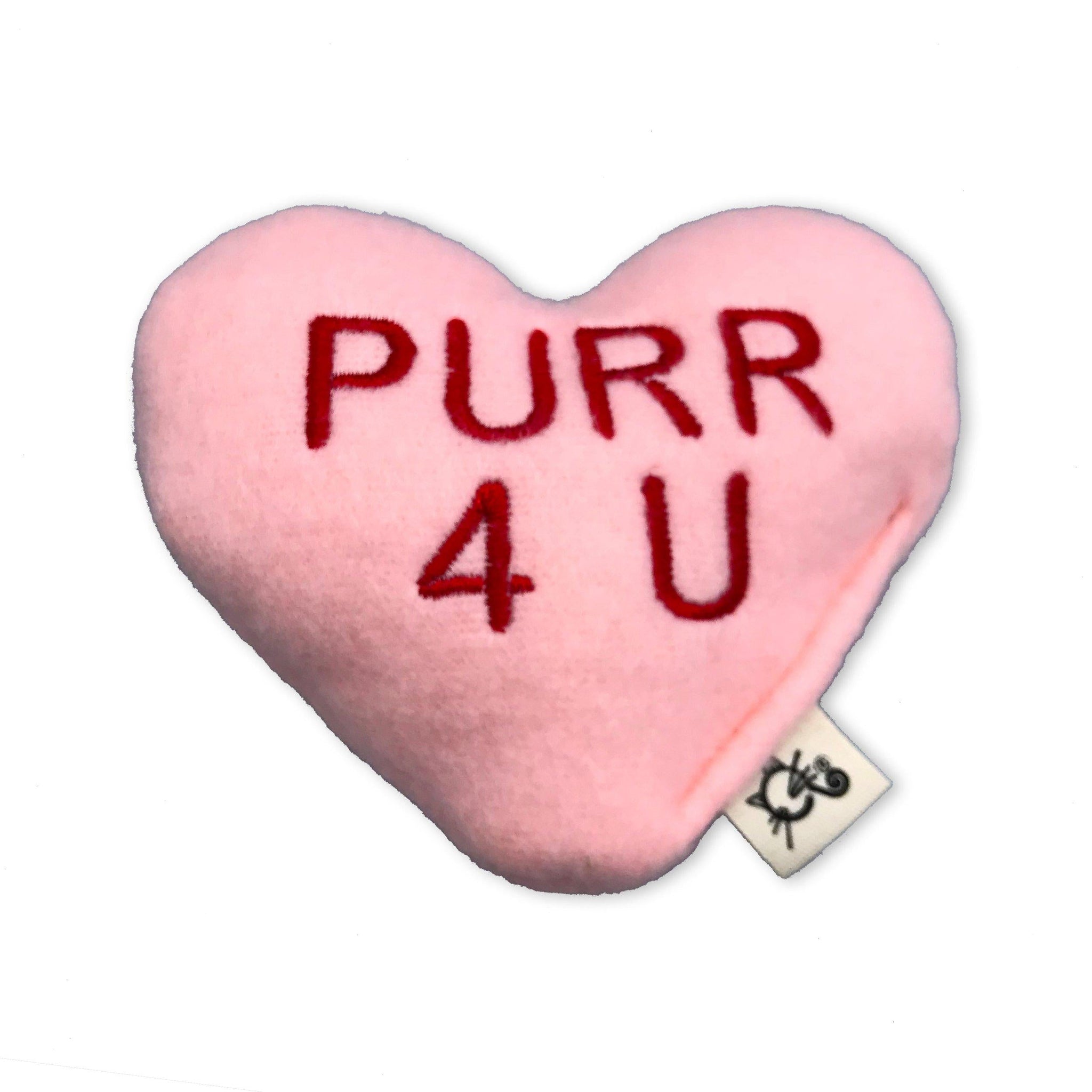 Catnip Candy Convo Hearts Cat Toy Twin Pack