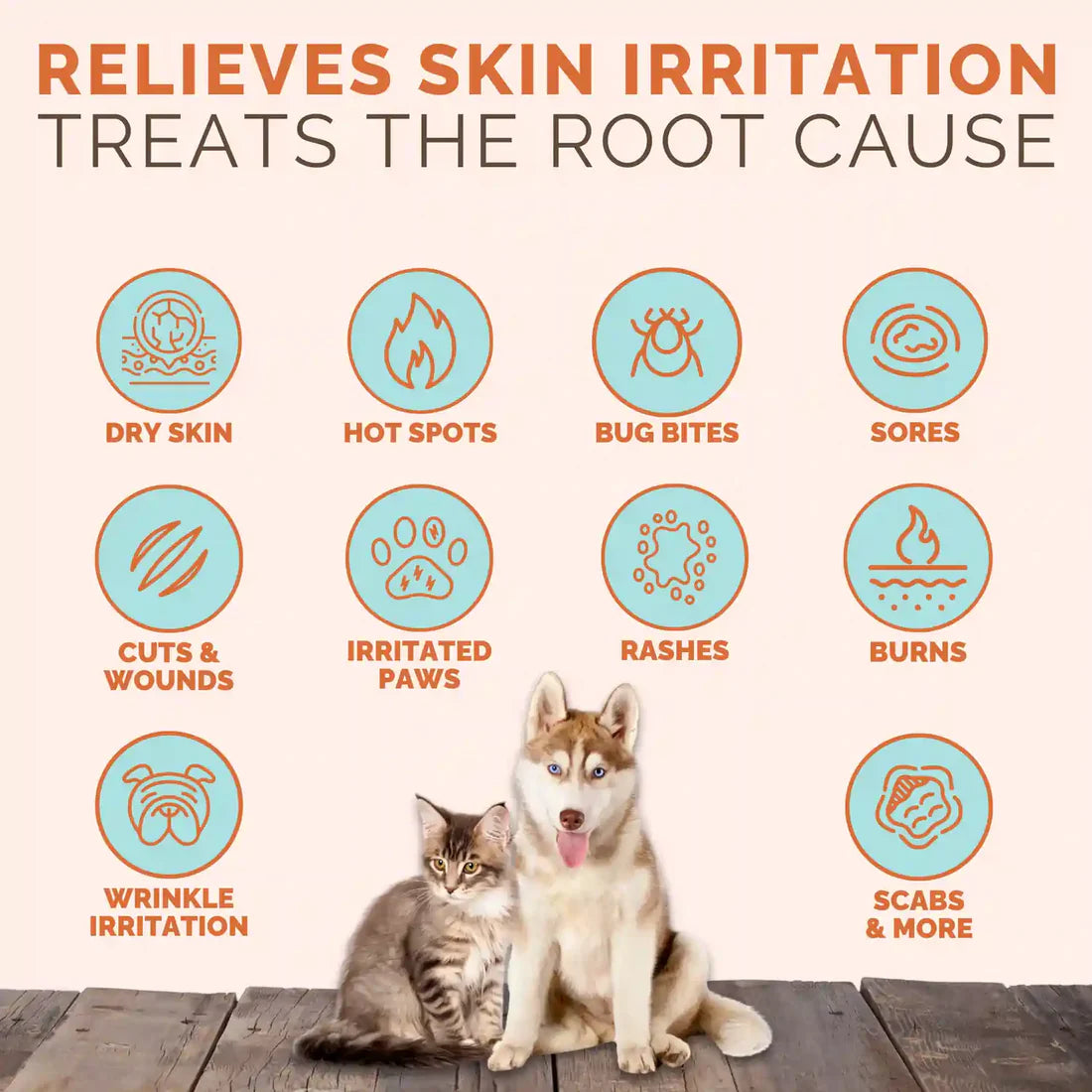 ClearFur Natural Hot Spot & Itch Relief Skin Cream for Dogs & Cats (Box of 4)