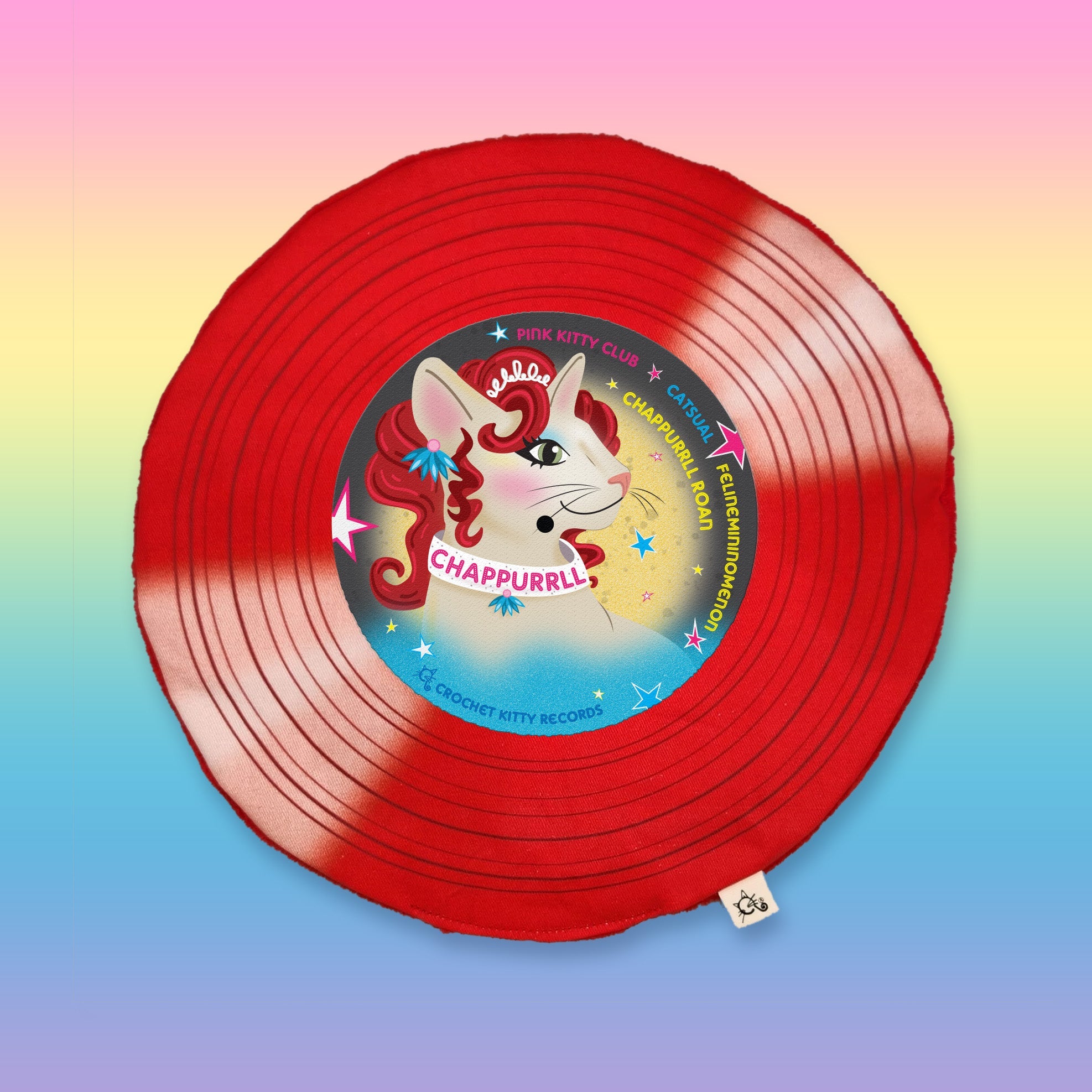 Crinkle and Catnip Record Cat Mat