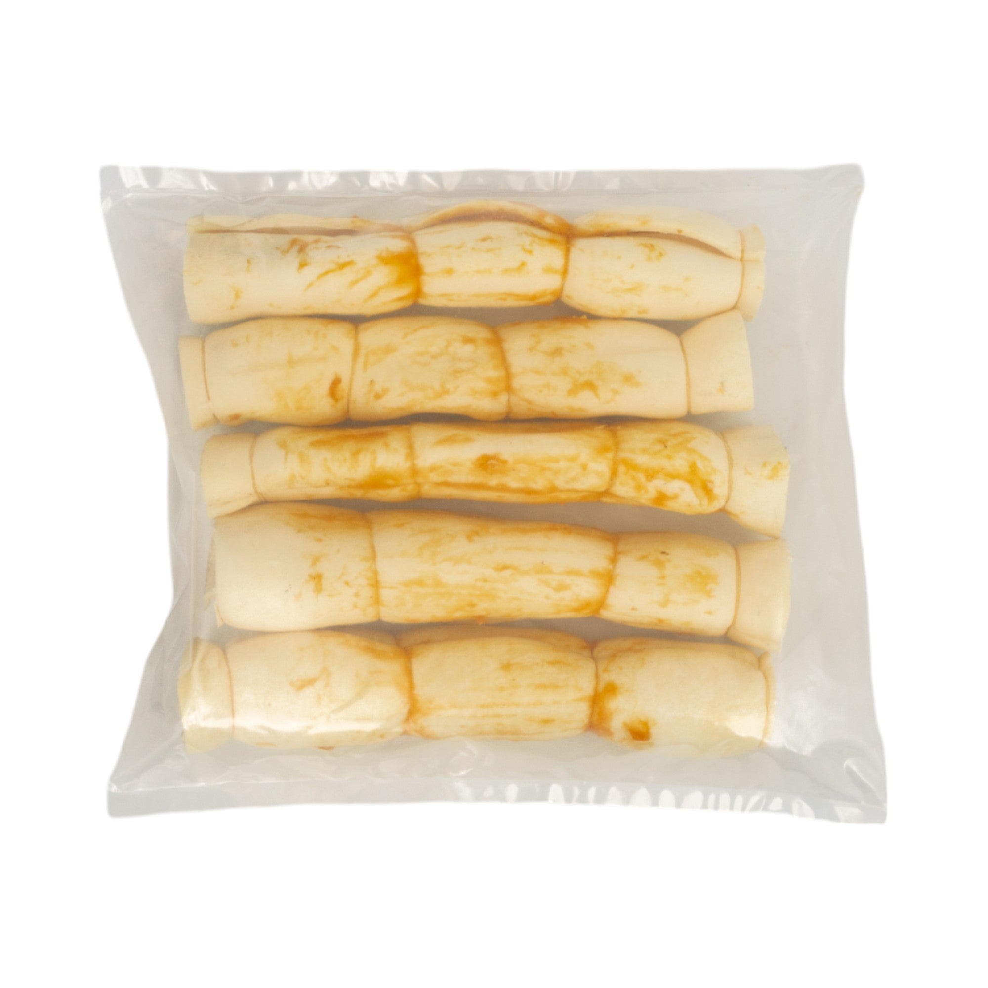 9”–10” Chicken Basted Beef Cheek Rolls – All-Natural, Long-Lasting Dog Treats (5-Count)