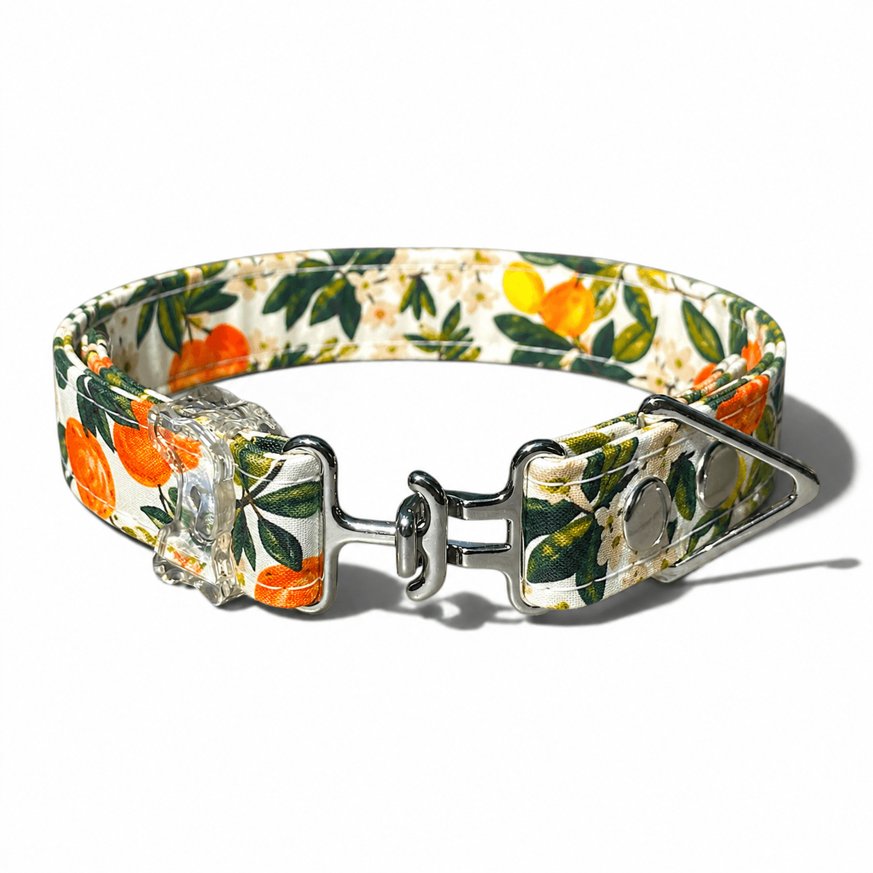 Classic Collar - Citrus Grove - Silver Hardware