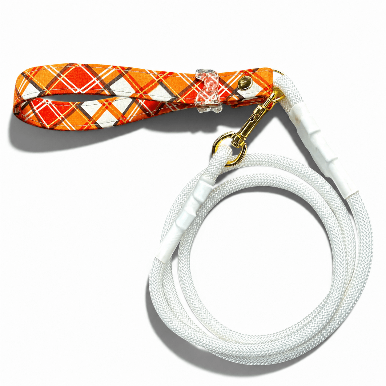 Classic Leash - Amber Plaid