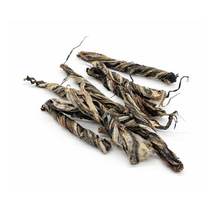 Codfish Skin Dog Treats – 1 lb Bag | Natural Omega-3 Rich Chews
