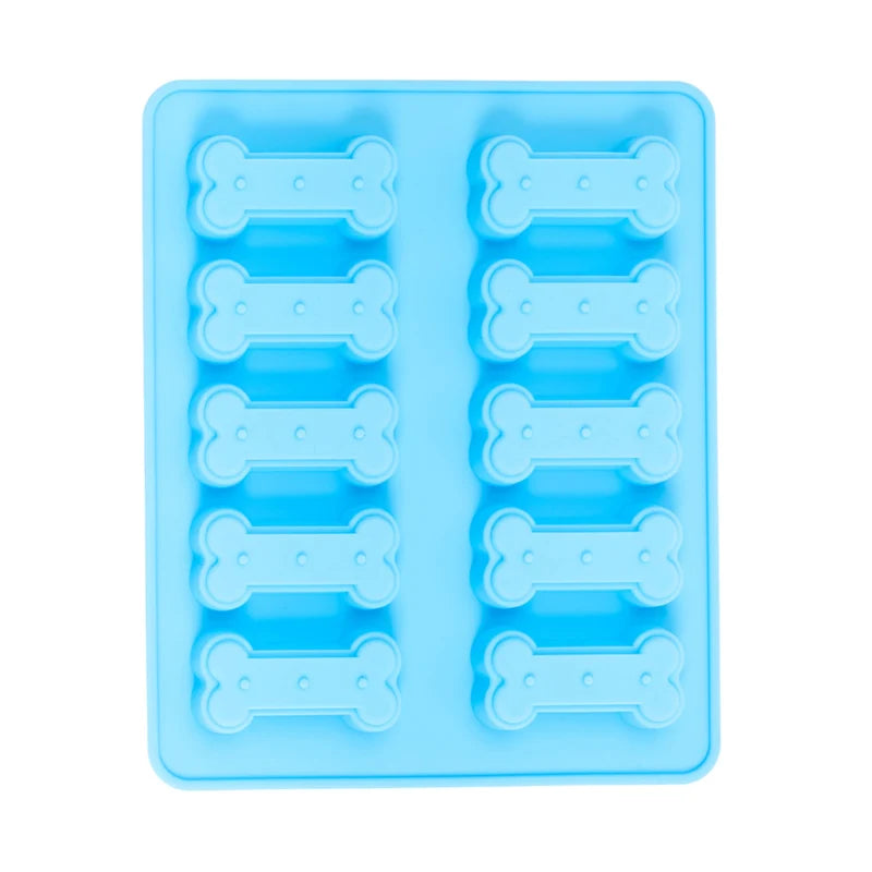 Country Living Bone-Shaped Silicone Baking Tray (10-Cavity Mold)