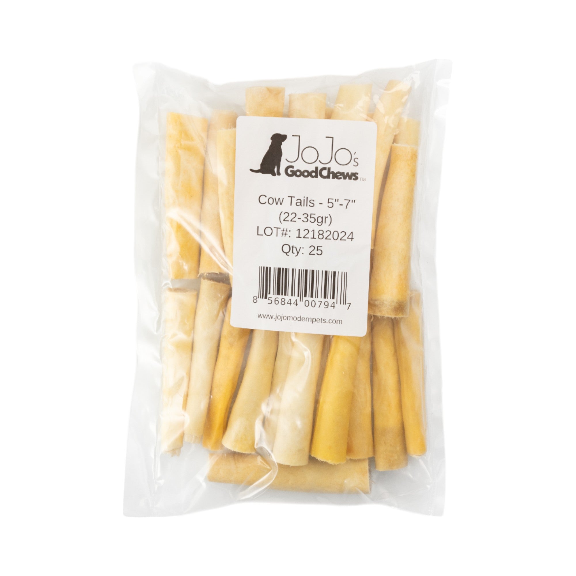 5”–7” Cow Tail Dog Treats – All-Natural, Single-Ingredient Chews for Dogs of All Sizes
