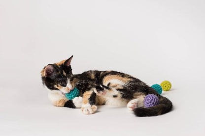 Crochet Balls with Bells 3-Pack