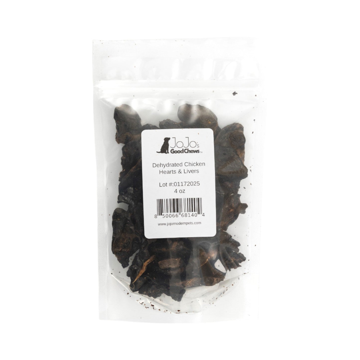 Dehydrated Chicken Hearts & Livers Natural Dog Treats (1 lb.)
