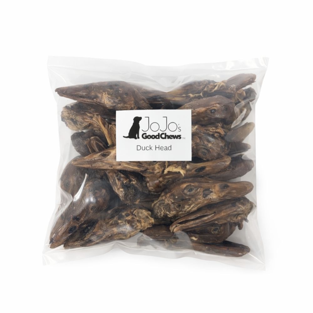 Dehydrated Duck Heads for Dogs – Crunchy Natural Chew Treats (30-Pack)