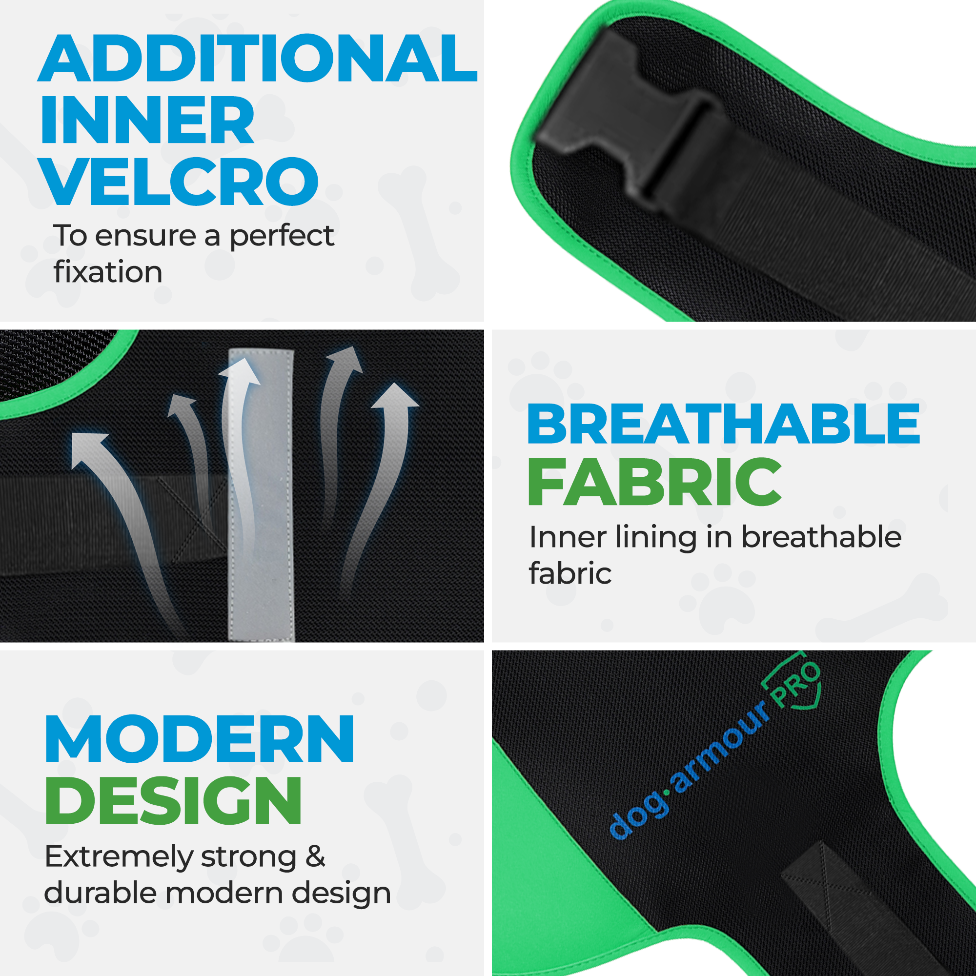 Anti-Bite Protection Vest for Dogs - Green