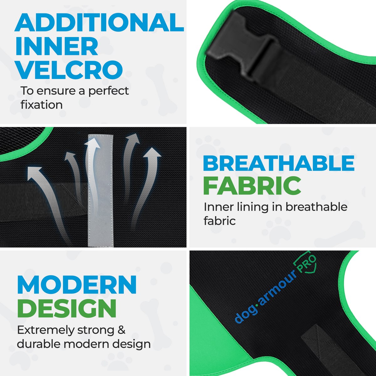 Anti-Bite Protection Vest for Dogs - Green