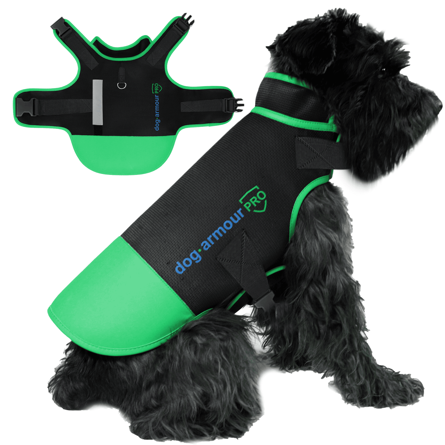 Anti-Bite Protection Vest for Dogs - Green