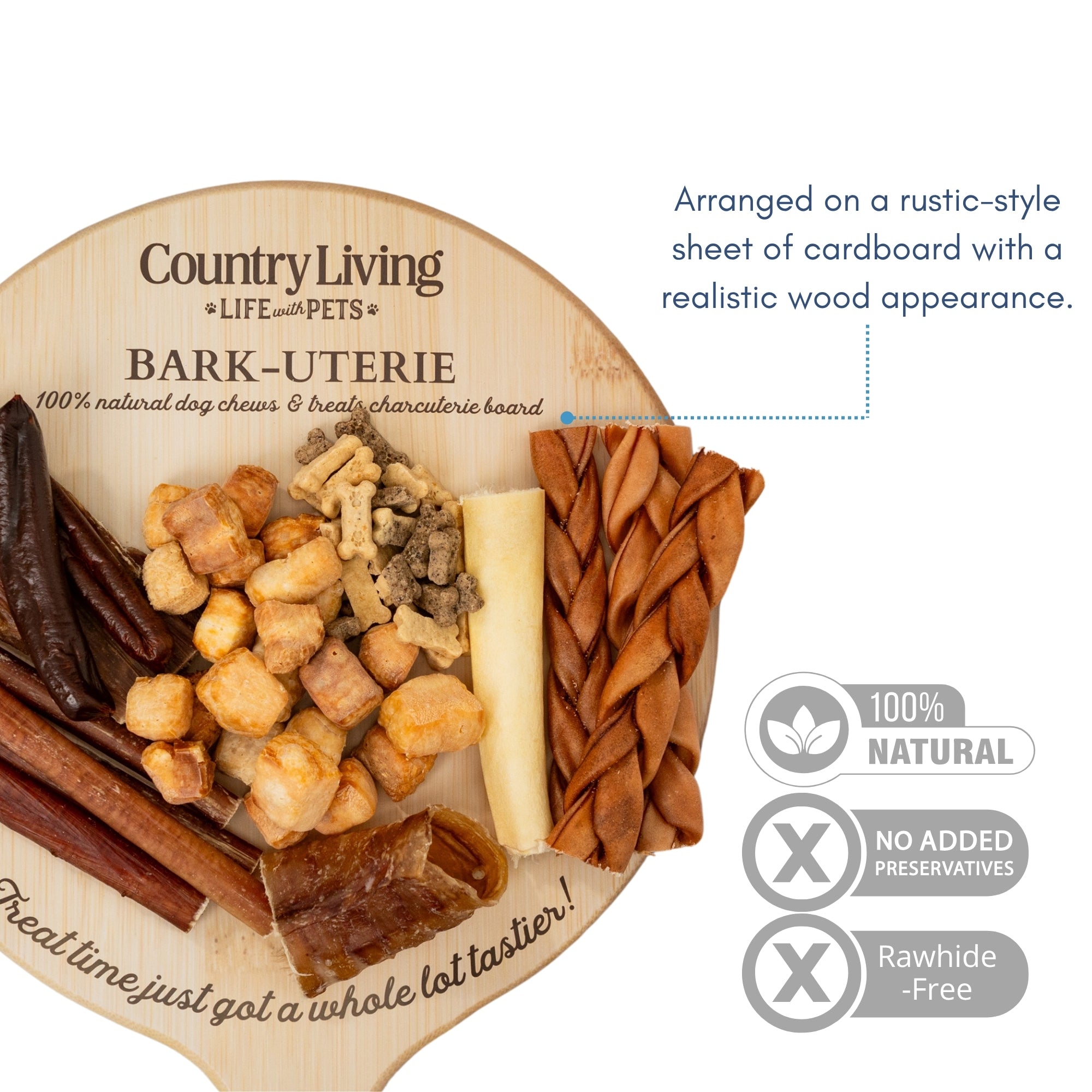 Bark-Uterie Board –  Charcuterie-Inspired Natural Dog Treats