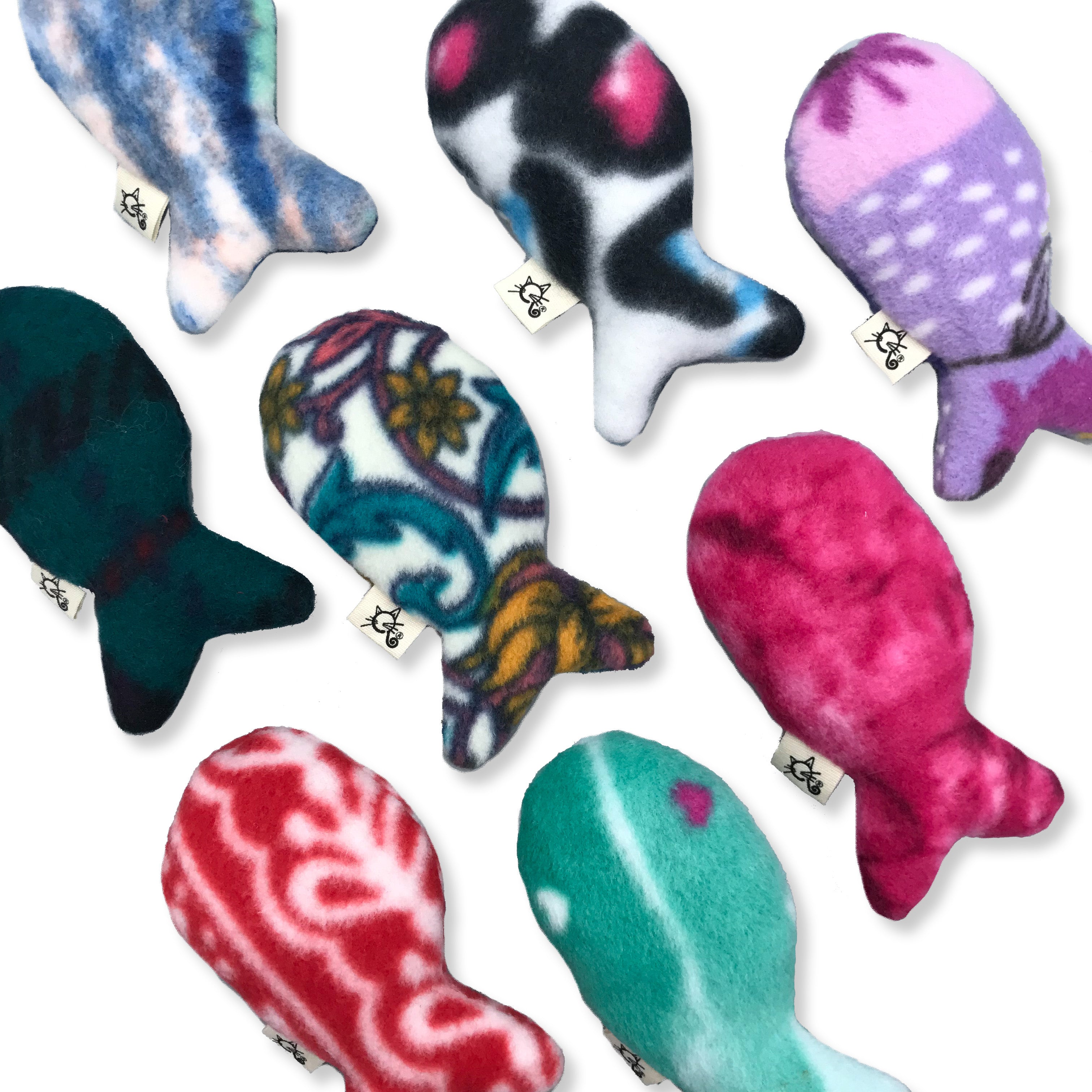 Printed Catnip Fish 3-Pack