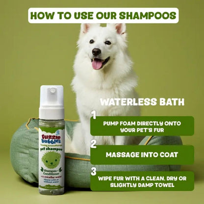 Foaming Aromatherapy Pet Shampoo + Conditioner