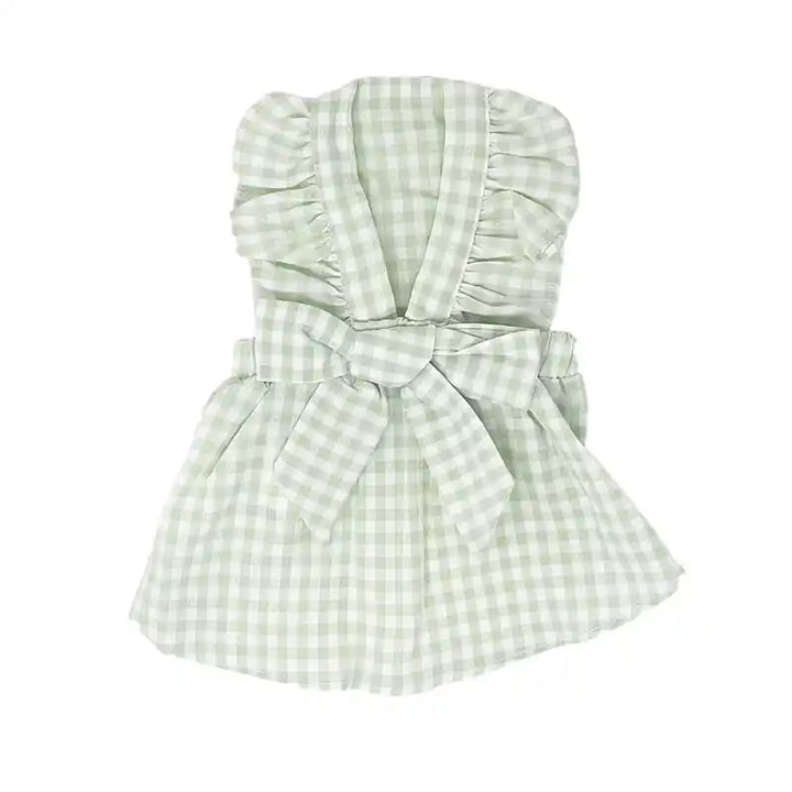 Gingham Dog Dress