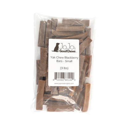 Yak cheese dog chews made from Himalayan yak milk with blackberry flavor