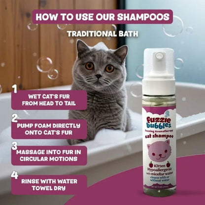 Kitten Hypoallergenic Foaming Aromatherapy Cat Shampoo