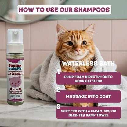 Kitten Hypoallergenic Foaming Aromatherapy Cat Shampoo