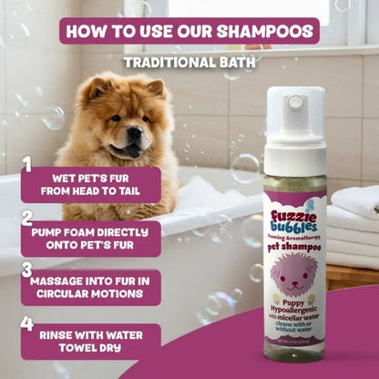 Puppy Hypoallergenic Foaming Aromatherapy Pet Shampoo