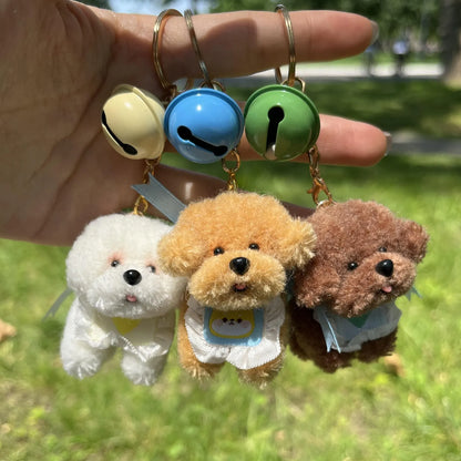 Handmade Mini Poodle Keychain – Cartoon Dog Bag Charm
