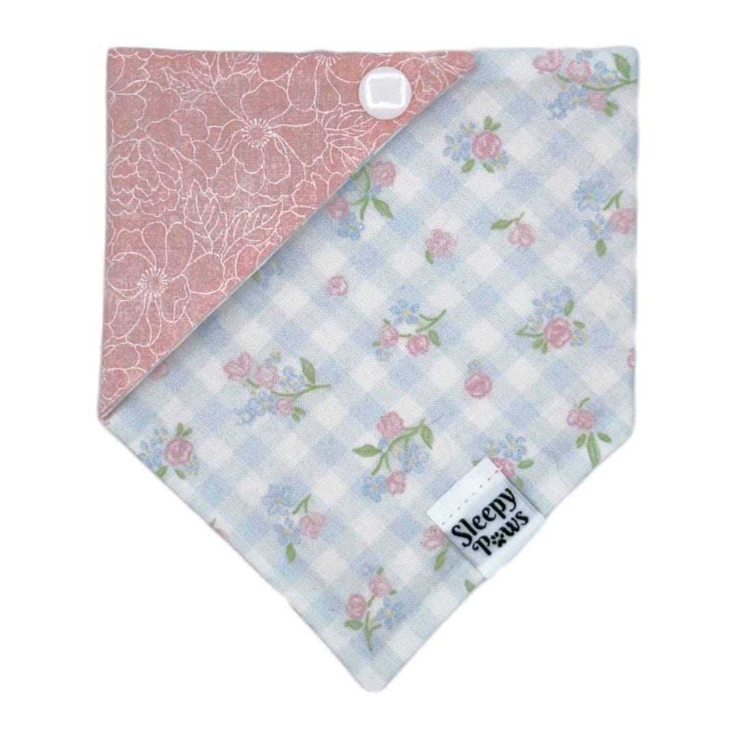 Pastel Watercolor Floral Flowers Bandana