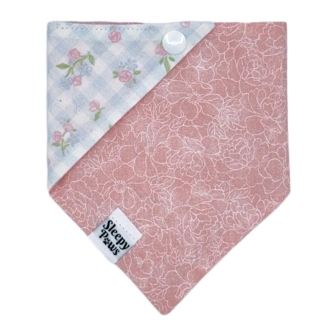 Pastel Watercolor Floral Flowers Bandana