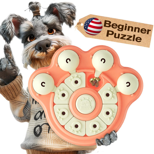 KADTC Beginner Dog Puzzle Toy for Small/Medium/Large Dogs Treat Puzzles Slow Feeder Interactive Enrichment Food Dispenser Puppy Mental Stimulation Brain Stimulating Toys Christmas & New Year Gift