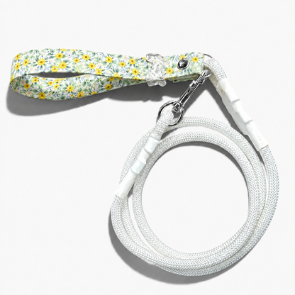 Classic Leash - Yellow Rosebud - hundhaus.dog