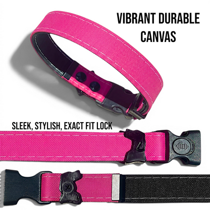 Rugged Waterproof Dog Collar - Hot Pink