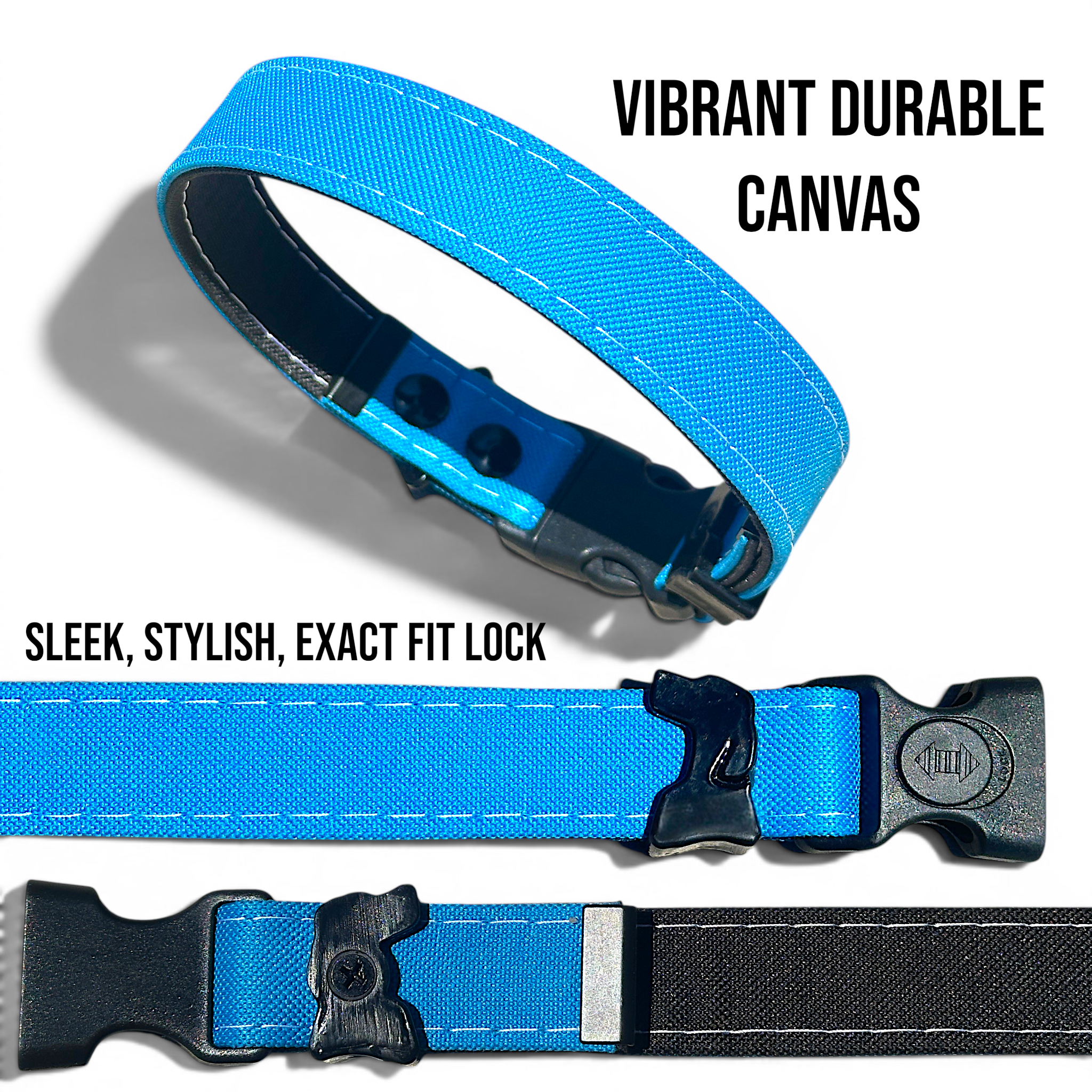 Rugged Waterproof Dog Collar - Turqouise