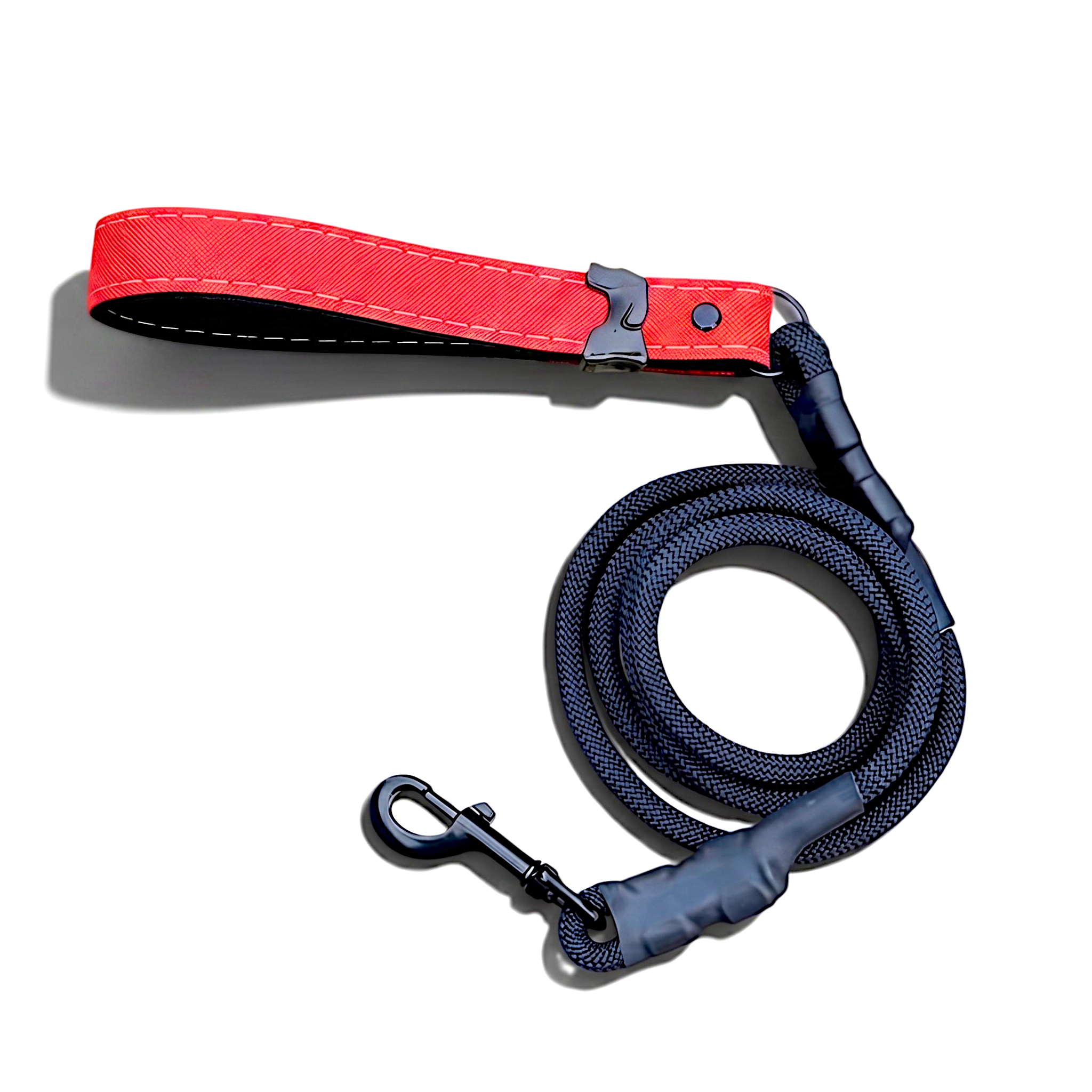 Rugged Waterproof Dog Leash - Red