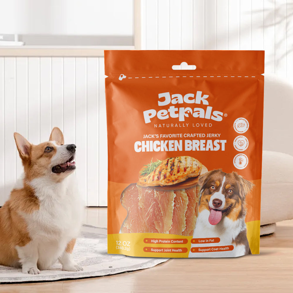 Jack PetPals Jerky Chicken Breast Dog Treats (12oz)