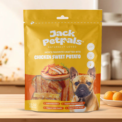 Jack PetPals Chicken Sweet Potato Bites Dog Treats (12oz)