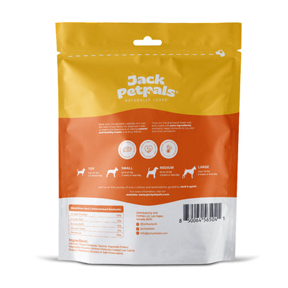 Jack PetPals Chicken Sweet Potato Bites Dog Treats (12oz) ( 6-Pack on Hanging Clip Strips )