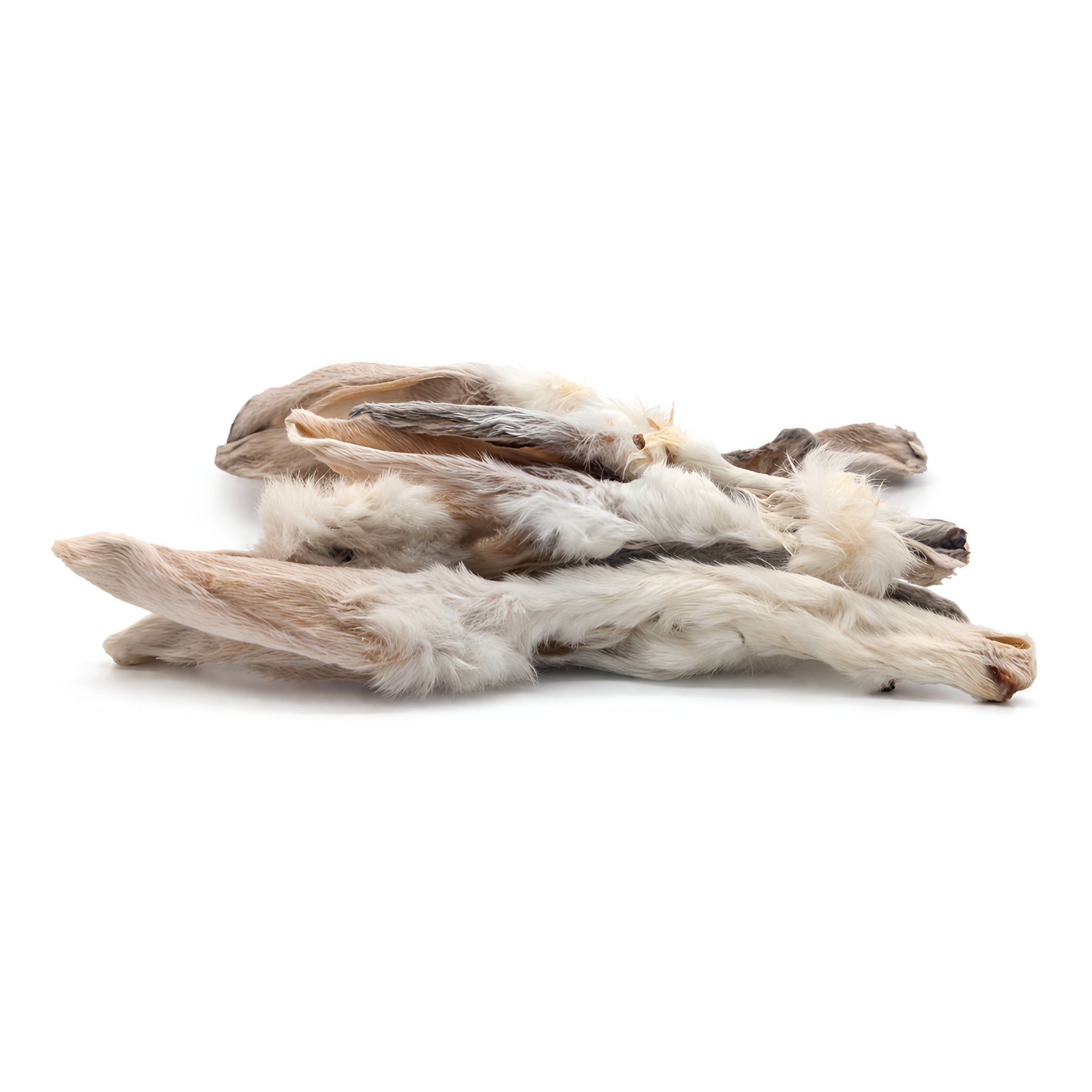 Rabbit Ears with Fur Dog Chews – Natural Novel Protein (25-pack)